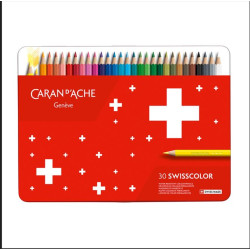 Caran D'Ache Lápis de Cor Swisscolor Secos