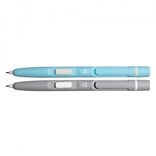 Lapiseiras 0.7mm rapid click c/ borracha
