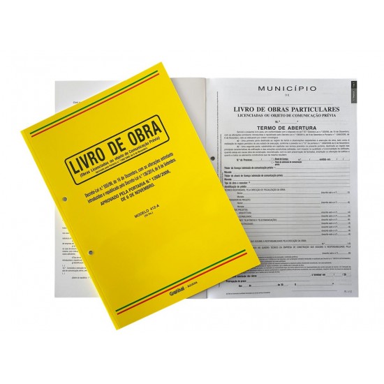 Livro de obras A4 50f grafinal mod.412-A