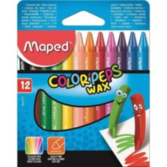 Cx.12 Lapis Cera Maped Color Peps 