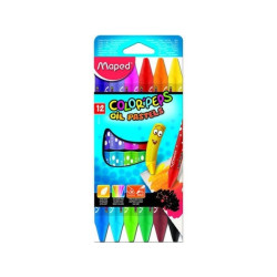 Cx. C/ 12 Color Peps Oil Pastels Cx. C/ 12 Color Peps Oil Pastels