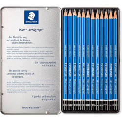 Caixa 12 Lápis Grafite Staedtler Lumograph 100-G12 12 Graduações Caixa 12 Lápis Grafite Staedtler Lumograph 100-G12 12 Graduações