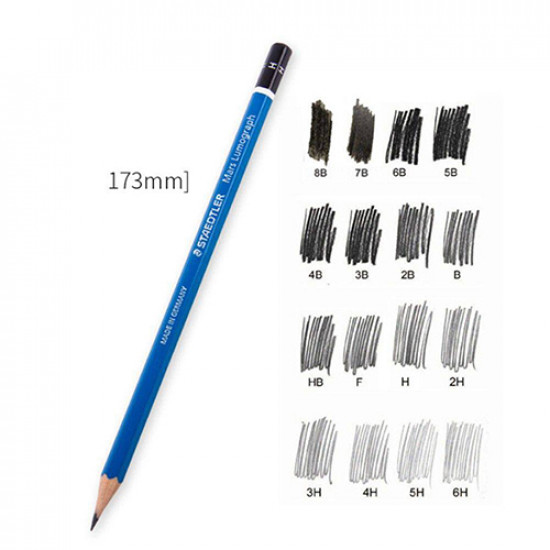 Lápis grafite staedtler mars lumograph