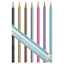 Lápis grafite faber-castell grip sparkle Lápis grafite faber-castell grip sparkle