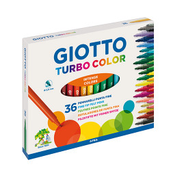 Cx.36 marc. Feltro giotto turbo color sort. Cx.36 marc. Feltro giotto turbo color sort.
