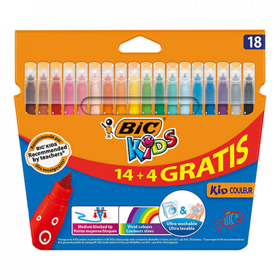 Cx.18 marc. Feltro bic kid couleur sort.