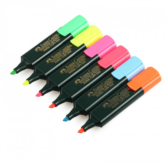 Marcador fluorescente faber-castell