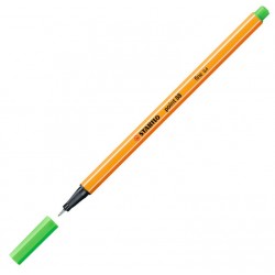 Marc. Fibra stabilo point 88/43 fineliner 0.4mm verde folha