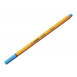 Marc. Fibra stabilo point 88/57 fineliner 0.4mm azul celeste