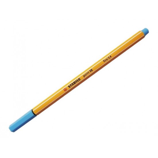 Marc. Fibra stabilo point 88/57 fineliner 0.4mm azul celeste