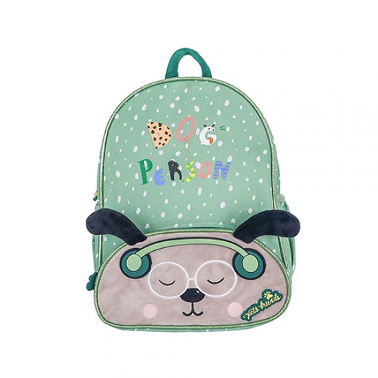 Mochila Dog Person Green Furry Infantil Mochila Dog Person Green Furry Infantil
