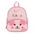 Mochila Dog Person Pink Furry infantil
