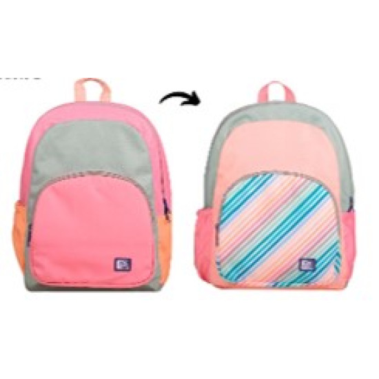 Mochila Oxford Color Block Reversivel Mochila Oxford Color Block Reversivel