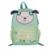 Mochila Dog Person Green Furry  