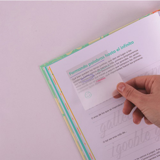 Bloco Notas Aderentes Apli 75x75 Transparentes 50folhas Bloco Notas Aderentes Apli 75x75 Transparentes 50folhas