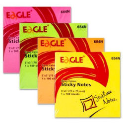 Notas Aderentes Eagle Neon Sortido