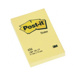 Bloco de notas aderentes post-it 51x76mm 656 Bloco de notas aderentes post-it 51x76mm 656
