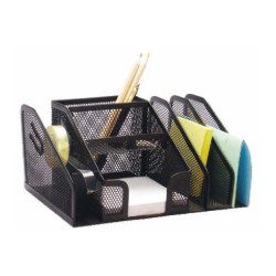 Porta-lápis secretária organizer rede metal Porta-lápis secretária organizer rede metal