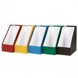 Porta-revistas cartão forrado L16 cm    
