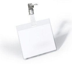 Porta-nomes c/clip 60x90mm horizontal Porta-nomes c/clip 60x90mm horizontal