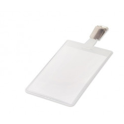 Porta-nomes c/clip 90x60mm durable vertical Porta-nomes c/clip 90x60mm durable vertical