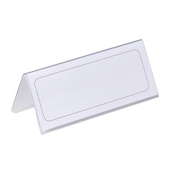 Porta-nomes de mesa 63x150mm durable Porta-nomes de mesa 63x150mm durable