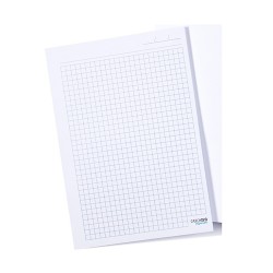 Recarga para caderno ingeniox A4 50 folhas xadrez Recarga para caderno ingeniox A4 50 folhas xadrez