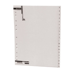Separador pp A4 A-Z cinza (alfabeto) Separador pp A4 A-Z cinza (alfabeto)
